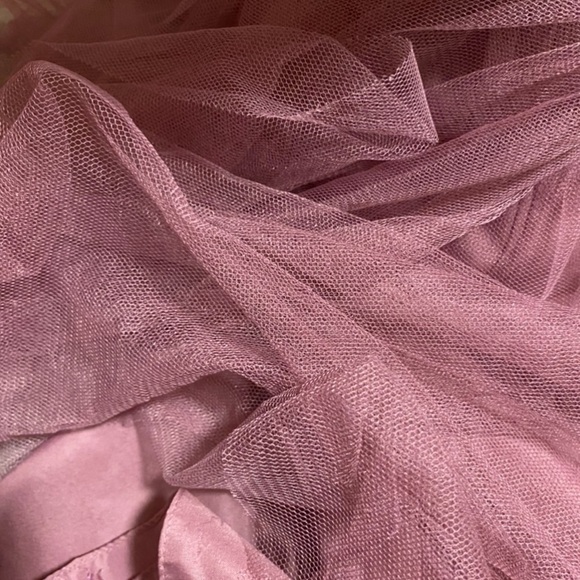 Jenny Yoo Collection Dusty Pink Strapless Tulle Dress Women’s 2 Prom Bridesmaid - Picture 15 of 15